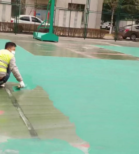 广西球场地面翻新